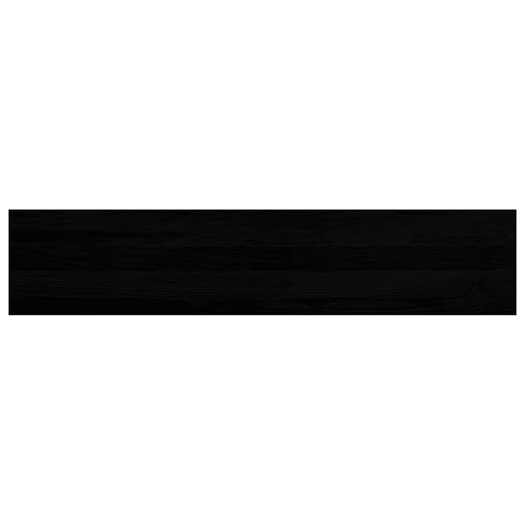 vidaXL Window Sills 2 pcs Brown Black 120x25x2 cm Solid Wood Oak