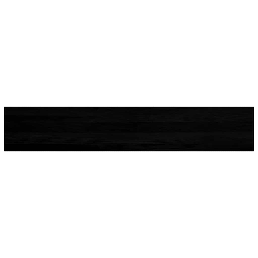 vidaXL Window Sills 2 pcs Brown Black 140x25x2 cm Solid Wood Oak