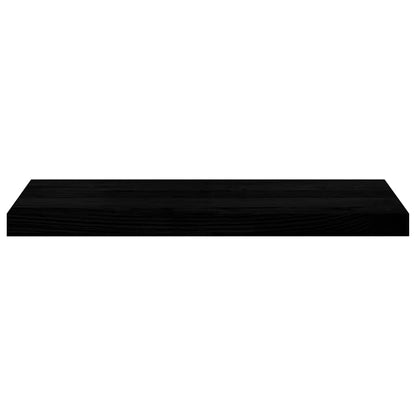 vidaXL Window Sills 2 pcs Brown Black 70x30x2 cm Solid Wood Oak
