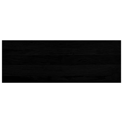 vidaXL Window Sills 2 pcs Brown Black 70x30x2 cm Solid Wood Oak
