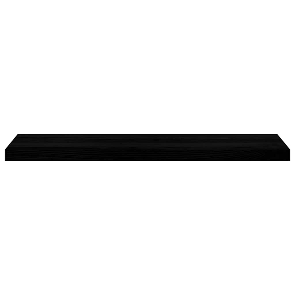 vidaXL Window Sills 2 pcs Brown Black 100x30x2 cm Solid Wood Oak