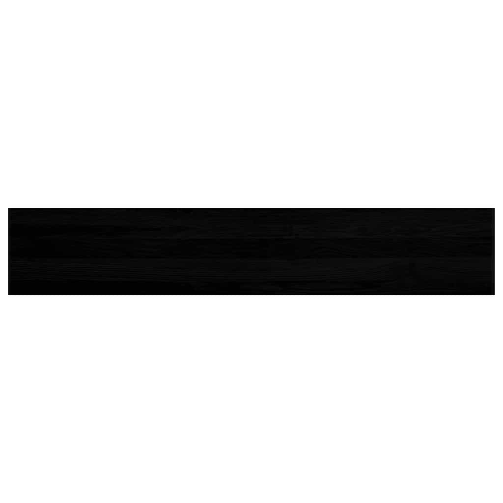 vidaXL Window Sills 2 pcs Brown Black 140x30x2 cm Solid Wood Oak