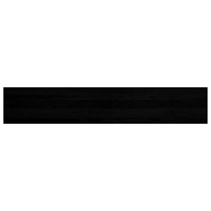 vidaXL Window Sills 2 pcs Brown Black 140x30x2 cm Solid Wood Oak