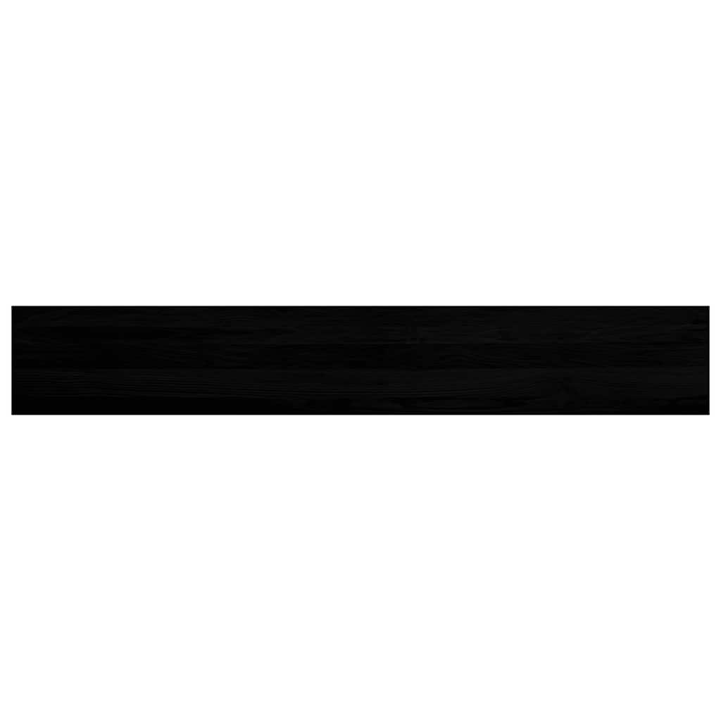 vidaXL Window Sills 2 pcs Brown Black 160x30x2 cm Solid Wood Oak
