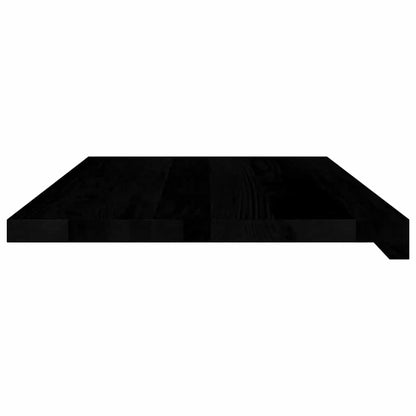 vidaXL Window Sills 2 pcs Brown Black 70x40x2 cm Solid Wood Oak