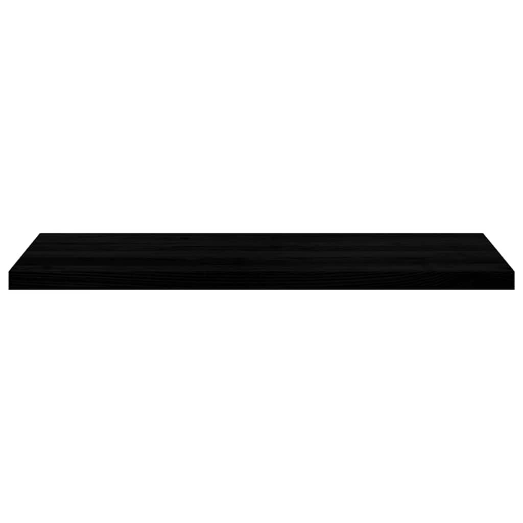 vidaXL Window Sills 2 pcs Brown Black 110x40x2 cm Solid Wood Oak