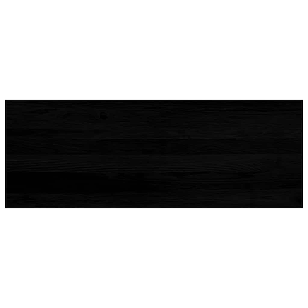 vidaXL Window Sills 2 pcs Brown Black 110x40x2 cm Solid Wood Oak