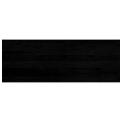 vidaXL Window Sills 2 pcs Brown Black 110x40x2 cm Solid Wood Oak