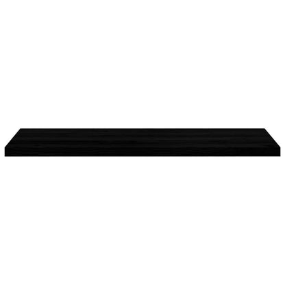 vidaXL Window Sills 2 pcs Brown Black 120x40x2 cm Solid Wood Oak