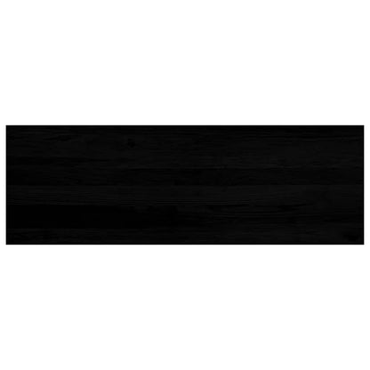 vidaXL Window Sills 2 pcs Brown Black 120x40x2 cm Solid Wood Oak