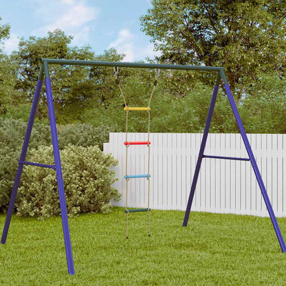 vidaXL Rope Ladder for Kids with 4 Rungs Multicolour