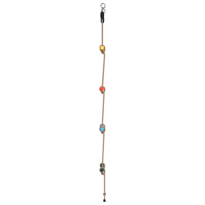 vidaXL Rope Ladder for Kids with 4 Rungs Multicolour