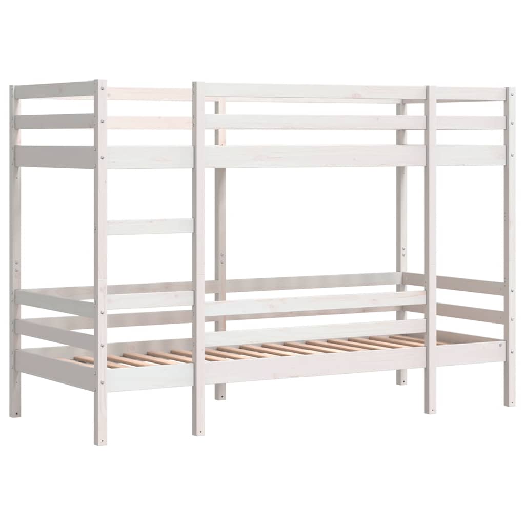 vidaXL Bunk Bed without Mattress White 80x200 cm Solid Wood Pine