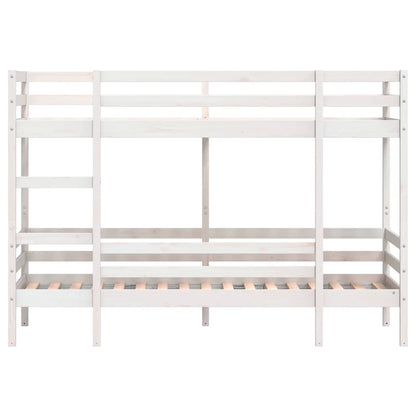 vidaXL Bunk Bed without Mattress White 80x200 cm Solid Wood Pine