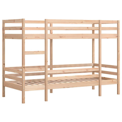vidaXL Bunk Bed without Mattress 90x200 cm Solid Wood Pine