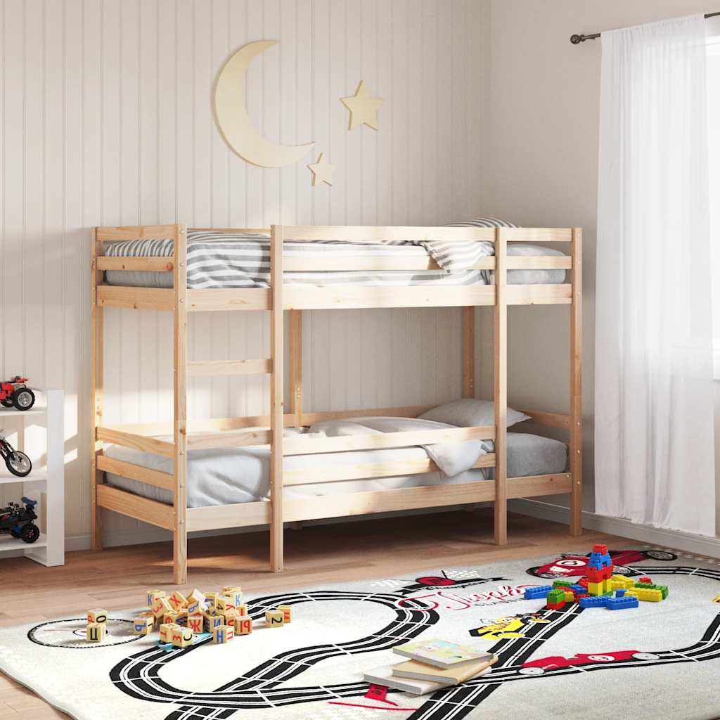 vidaXL Bunk Bed without Mattress 90x200 cm Solid Wood Pine