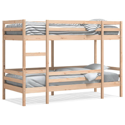 vidaXL Bunk Bed without Mattress 90x190 cm Single Solid Wood Pine