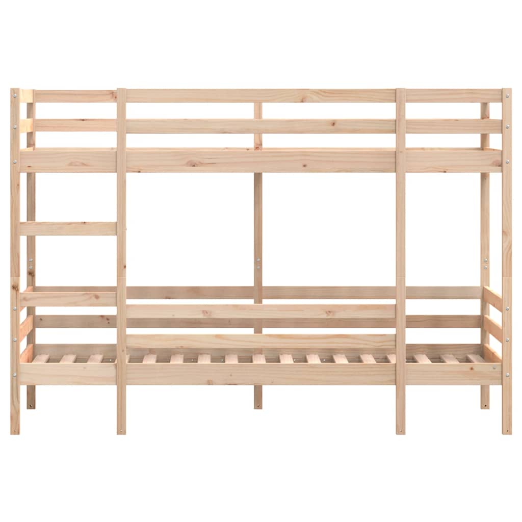vidaXL Bunk Bed without Mattress 90x190 cm Single Solid Wood Pine