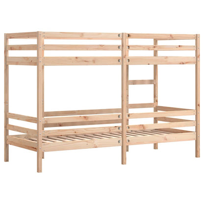 vidaXL Bunk Bed without Mattress 90x190 cm Single Solid Wood Pine