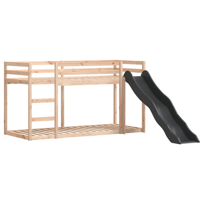 vidaXL Bunk Bed with Slide&Ladder without Mattress 80x200 cm