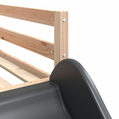 vidaXL Bunk Bed with Slide&Ladder without Mattress 80x200 cm