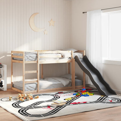 vidaXL Bunk Bed with Slide&Ladder without Mattress 80x200 cm