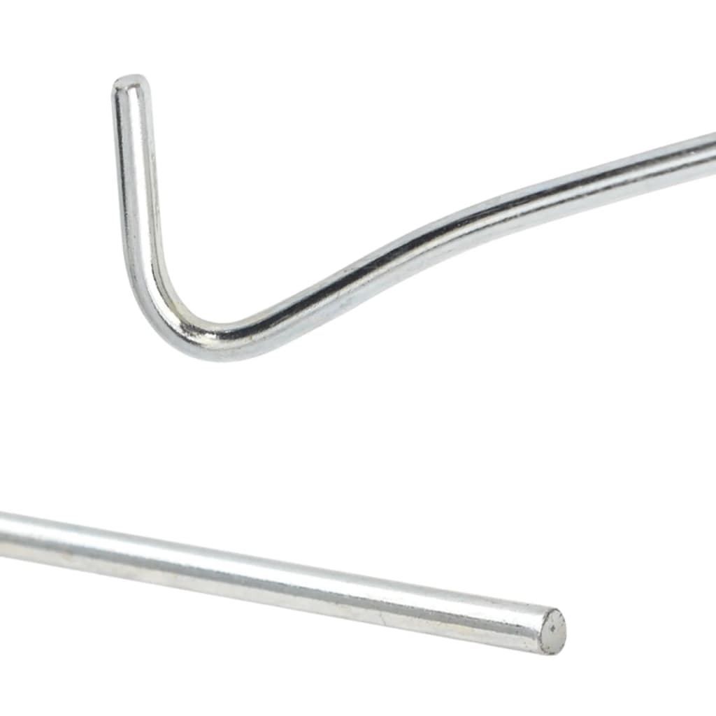 vidaXL Tent Pegs 25 pcs 23 cm Ø3 mm Galvanised Steel