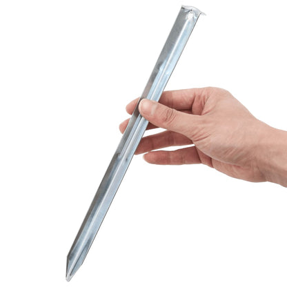 vidaXL Tent Pegs 24 pcs 30 cm Ø20 mm Galvanised Steel