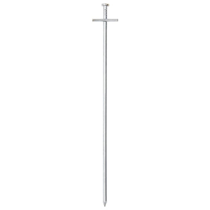 vidaXL Tent Pegs 24 pcs 29.5 cm Ø6 mm Galvanised Steel