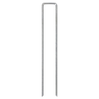 vidaXL Ground Pegs U Shape 25 pcs 20x4 cm Galvanised steel
