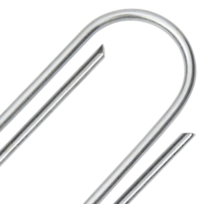 vidaXL Ground Pegs U Shape 25 pcs 15x3.5 cm Galvanised steel