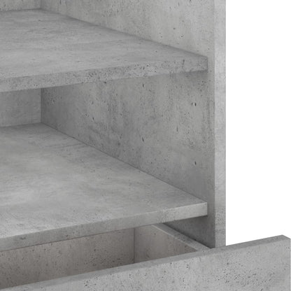 vidaXL Bedside Cabinet Concrete Grey 45x50x50 cm Engineered Wood