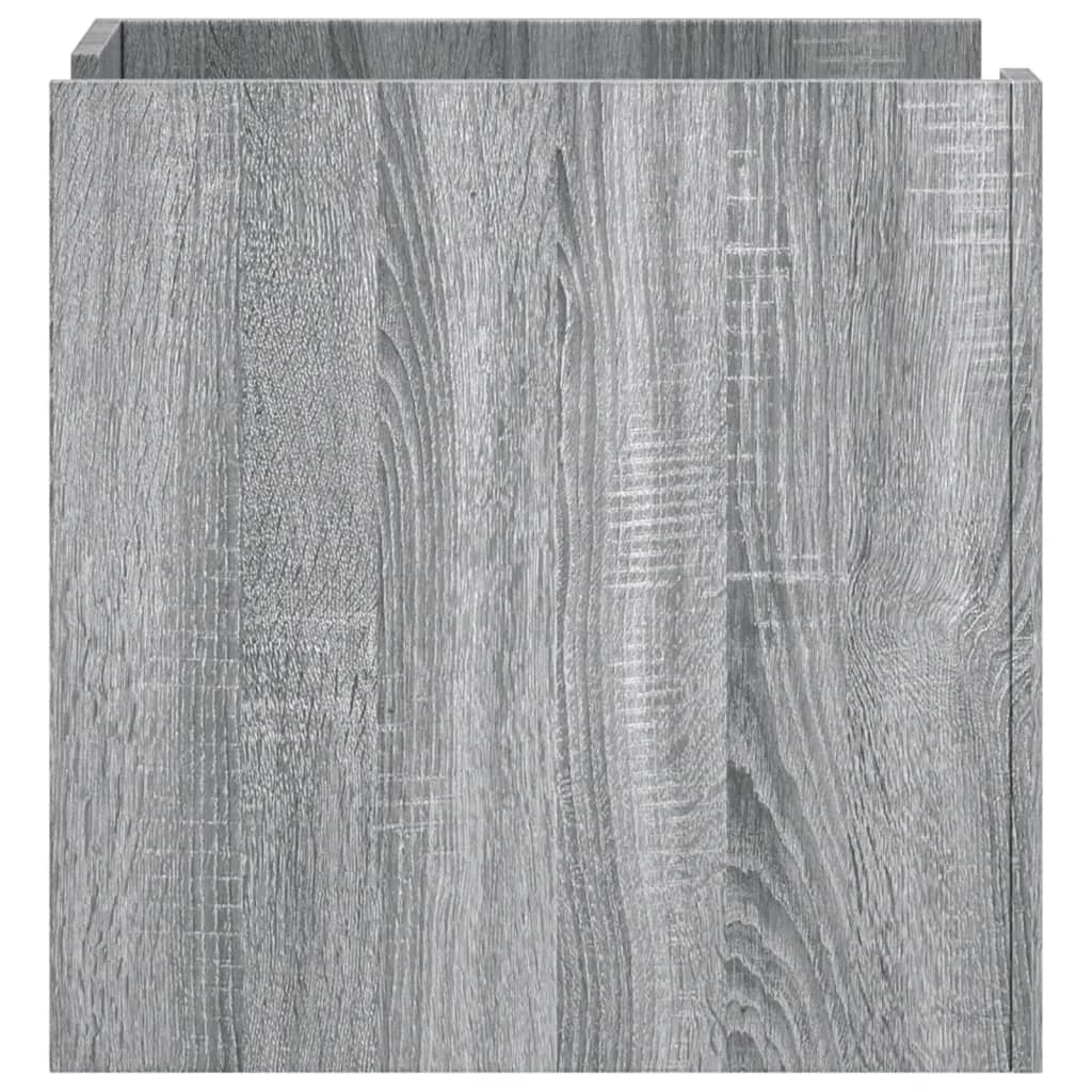 vidaXL Bedside Cabinet Grey Sonoma 45x50x50 cm Engineered Wood