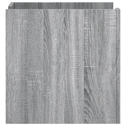 vidaXL Bedside Cabinet Grey Sonoma 45x50x50 cm Engineered Wood
