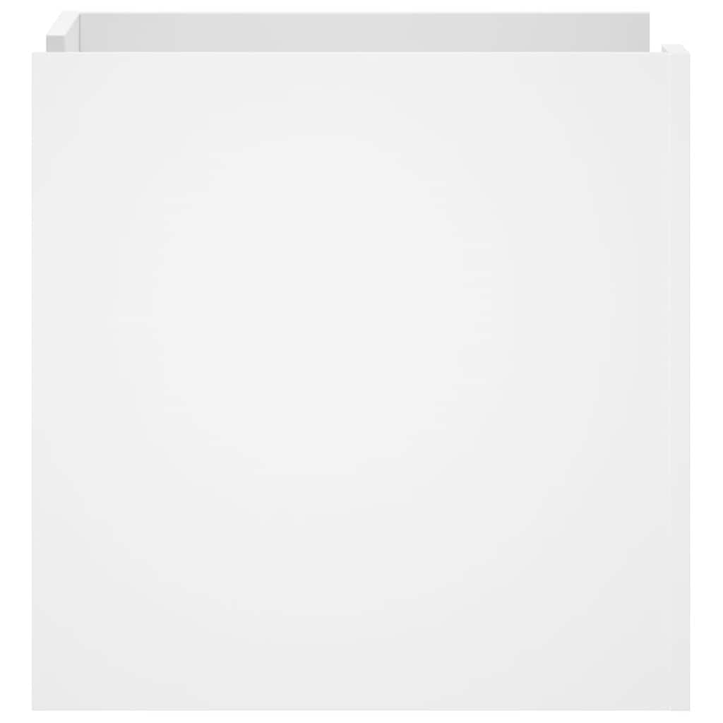 vidaXL Bedside Cabinet White 45x50x50 cm Engineered Wood