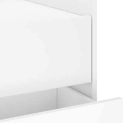 vidaXL Bedside Cabinet White 45x50x50 cm Engineered Wood