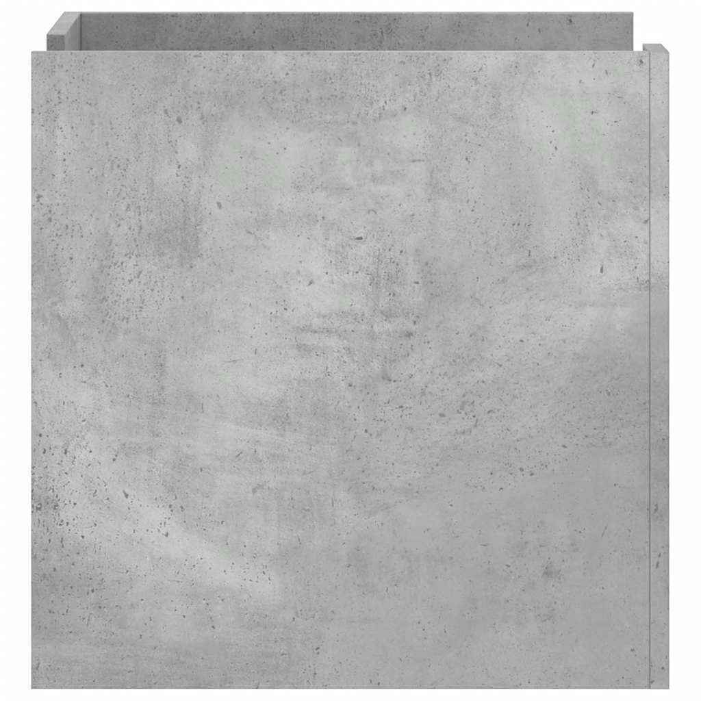 vidaXL Bedside Cabinet Concrete Grey 45x50x50 cm Engineered Wood