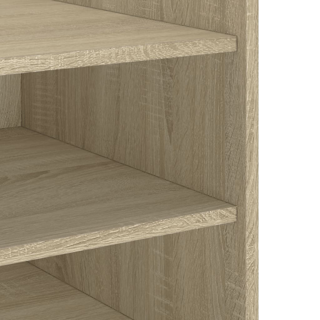 vidaXL Bedside Cabinet Sonoma Oak 45x50x50 cm Engineered Wood