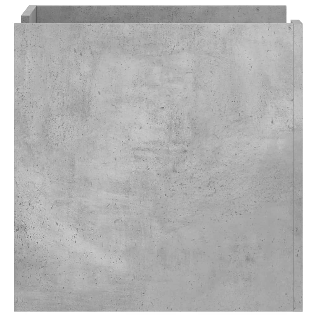 vidaXL Bedside Cabinet Concrete Grey 45x50x50 cm Engineered Wood