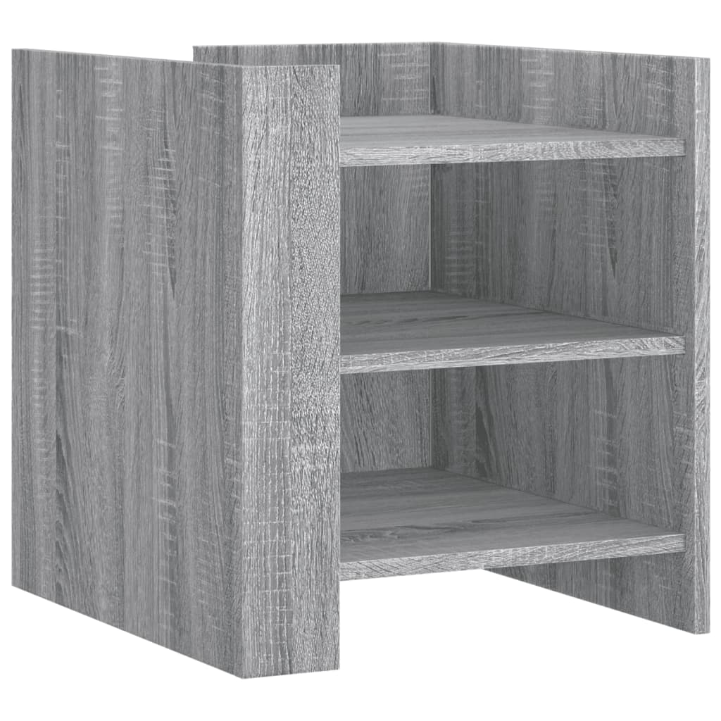 vidaXL Bedside Cabinet Grey Sonoma 45x50x50 cm Engineered Wood