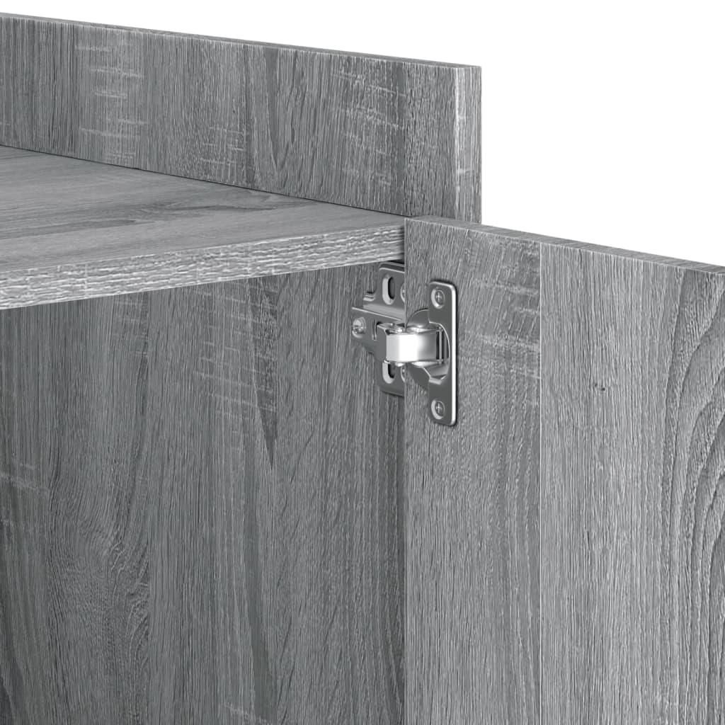 vidaXL Bedside Cabinet Grey Sonoma 45x50x50 cm Engineered Wood