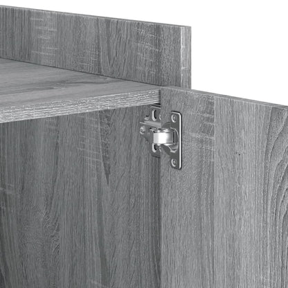 vidaXL Bedside Cabinet Grey Sonoma 45x50x50 cm Engineered Wood
