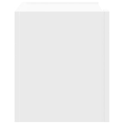 vidaXL Wall-mounted Bedside Cabinet White 45x30x35 cm