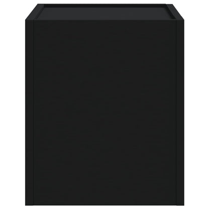 vidaXL Wall-mounted Bedside Cabinets 2 pcs Black 45x30x35 cm
