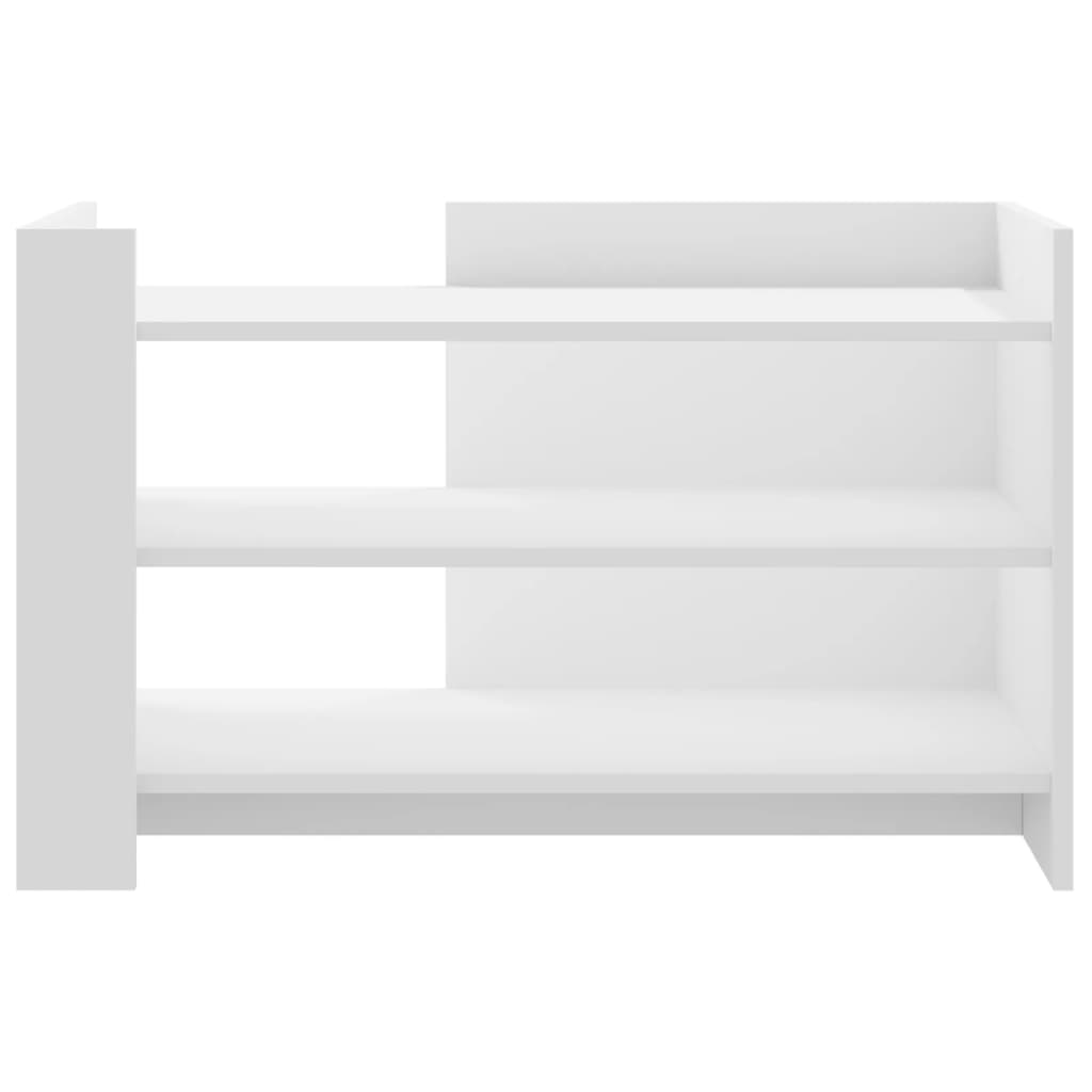 vidaXL Coffee Table White 80x50x50 cm Engineered Wood