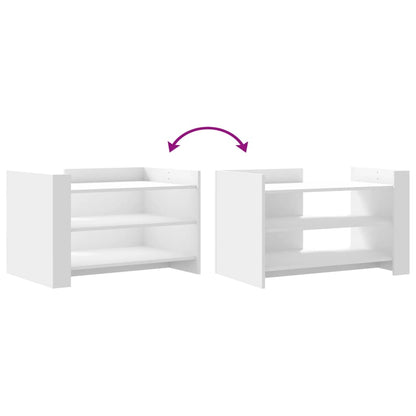 vidaXL Coffee Table White 80x50x50 cm Engineered Wood