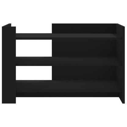 vidaXL Coffee Table Black 80x50x50 cm Engineered Wood