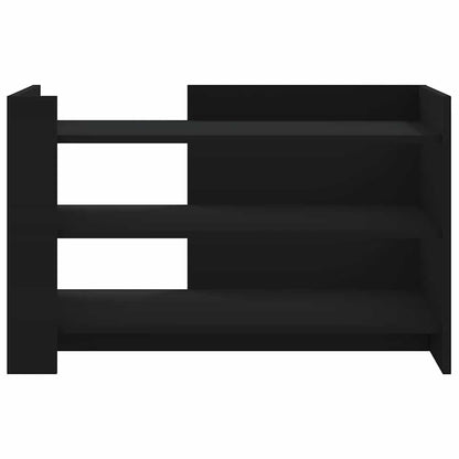 vidaXL Coffee Table Black 80x50x50 cm Engineered Wood