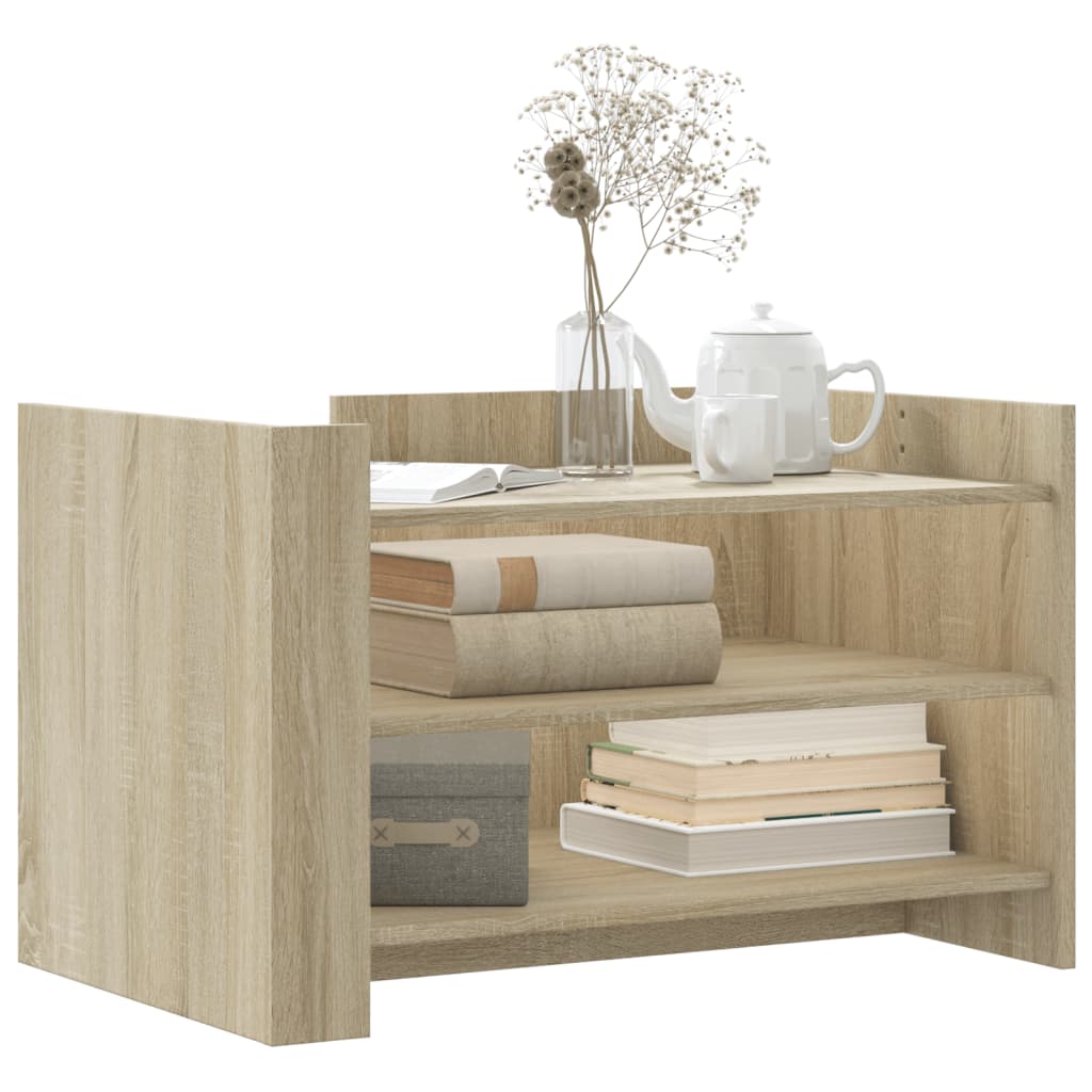 vidaXL Coffee Table Sonoma Oak 80x50x50 cm Engineered Wood