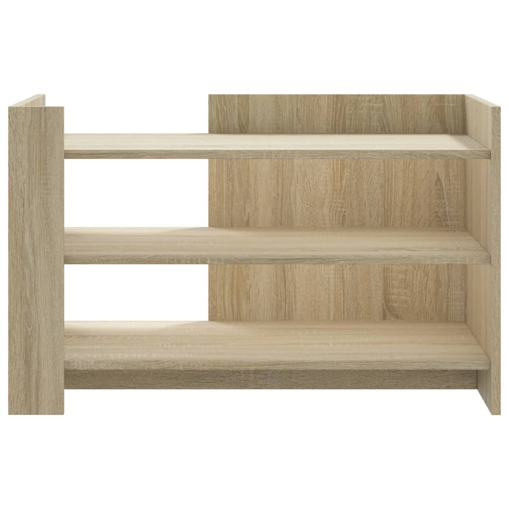 vidaXL Coffee Table Sonoma Oak 80x50x50 cm Engineered Wood